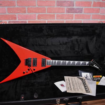 Jackson USA Custom Shop JCF Robbin Crosby Signature “Big Red” KV-1 King V Double Rhoads Red 2004 w/OHSC image 2