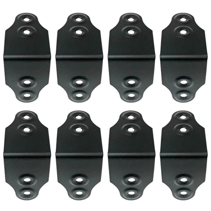 Set of 8 Large 2 Inch Black Rack Case Clamp for PA DJ Rack Road Case image 1