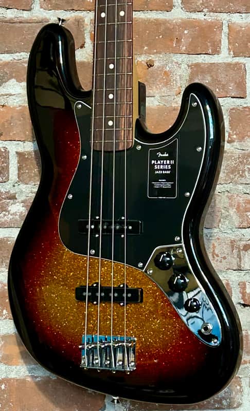 NEW Fender Player II Jazz Bass - Sparkle 3-Color Sunburst, Ships Super Fast With A Professional Set Up! image 1
