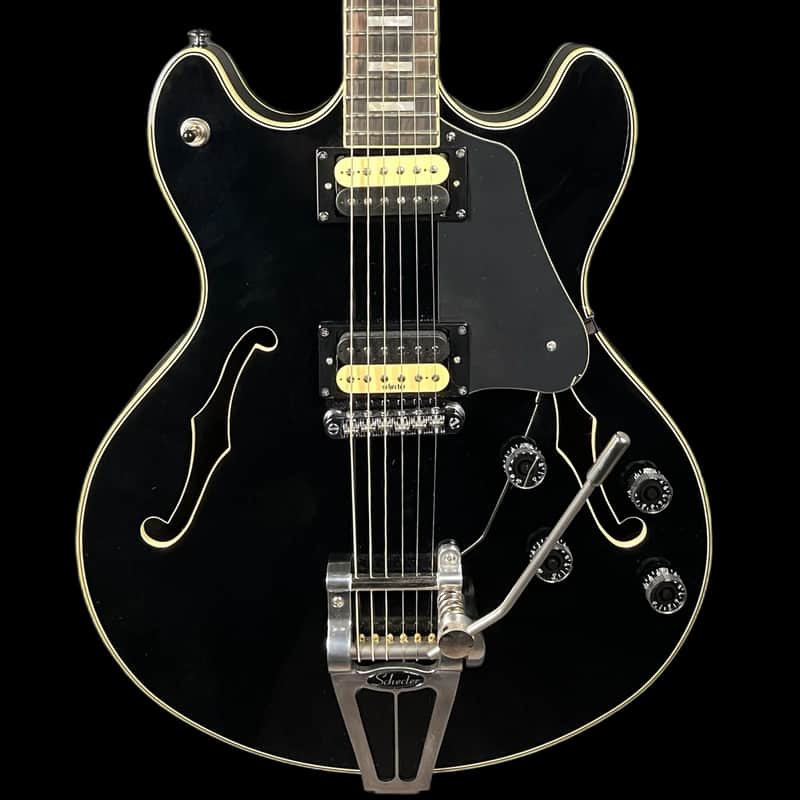 Schecter Corsair Electric Guitar in Gloss Black image 1