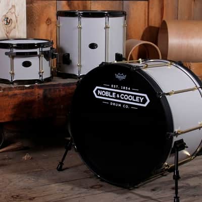 Noble & Cooley *Pre-Order* CD Maple Series 8x12_14x16_14x22 Light Grey Matte Lacquer Drums Kit Shell Pack | Made in the USA | Custom/Special Order | Authorized Dealer image 1