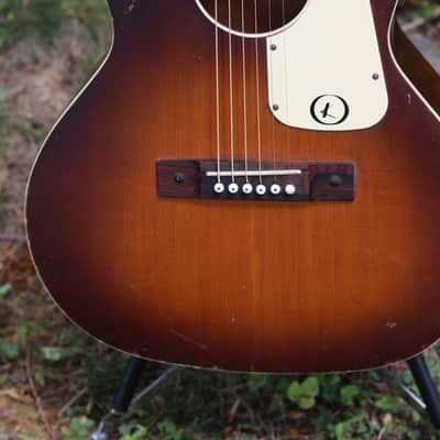 Kay flattop 1950's 1960's - sunburst image 2