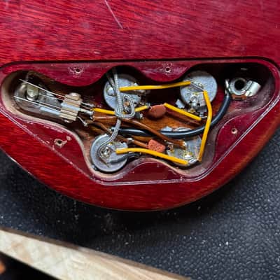 1961 Gibson Les Paul Standard Vintage Cherry 2x PAF Patent Applied For Made In Kalamazoo Electric Guitar W/ Original Lifton Hardshell Case! image 18