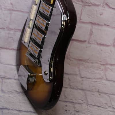 👀Vintage 1960s Zimgar Teisco SS-4L - Rare 4 Pickup Ry Cooder Gold Foil image 10