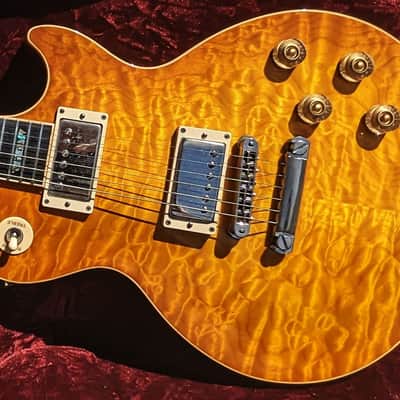 2002 Gibson Custom Shop Les Paul Elegant - AAAA - Amber Quilt Top - 7lbs - 12oz image 1