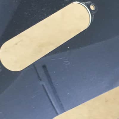 Vintage Fender 1970s Reissue Relic 3-Ply Aged Black Right Strat Fender Pickguard image 5