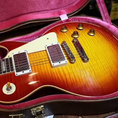 Gibson Custom Shop '59 Les Paul Standard Reissue 2020 - Present - Washed Cherry Sunburst VOS image 7