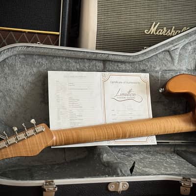 Limitless Sonora Gold "VOS" - Roasted Pine Body! Häussel Pu´s, Roasted Body&Neck, 10"-14" Radius uvm. ​ 2022 - Aged Gold image 6