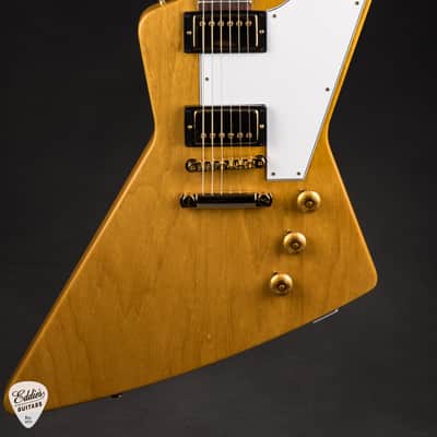 Gibson Custom Shop 1958 Korina Explorer White Pickguard Natural 8.11 #85393 image 2