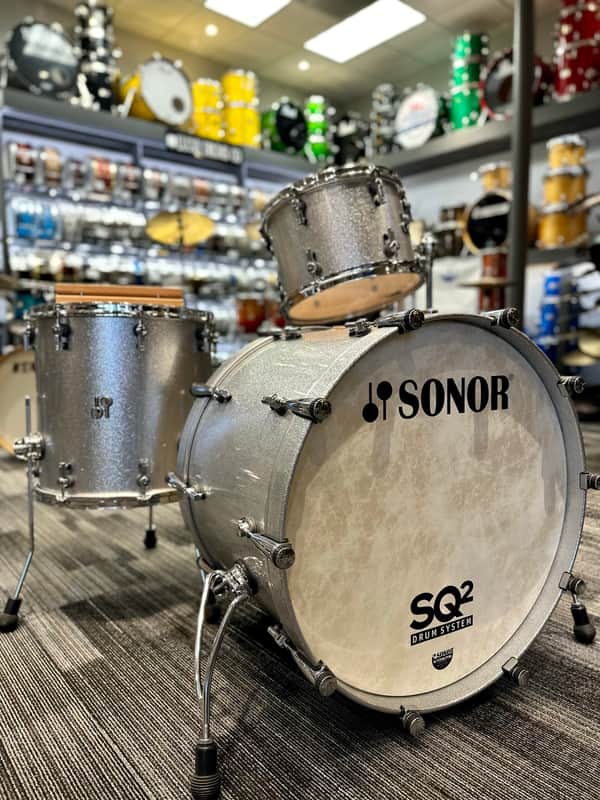 Sonor SQ2 2022 - Silver Sparkle Lacquer image 1
