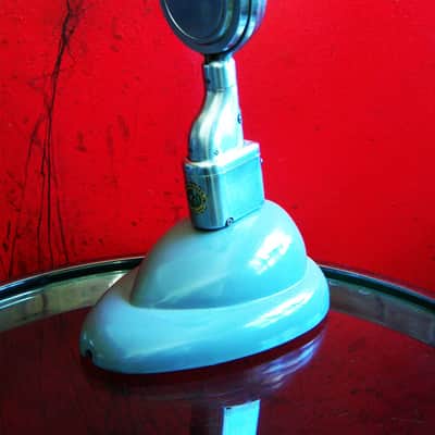 Vintage RARE 1930's Shure 70H crystal microphone w Shure S-36 stand and A84B adapter 55 55S 737A image 7