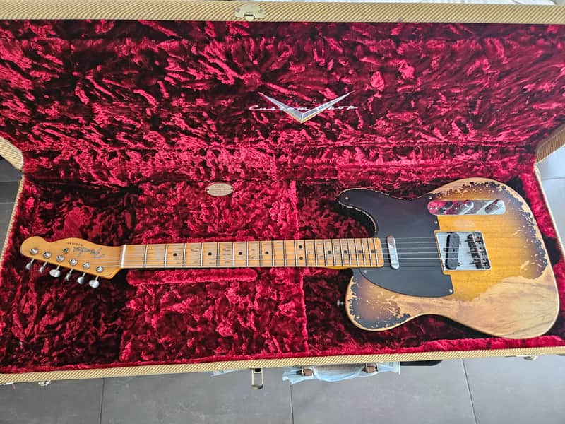 Fender Telecaster Double Esquire 1950 Super Heavy Relic 2023 - Sunburst image 1