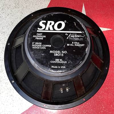 Vintage Electro Voice EV SRO15 Bass PA 15 inch Speaker - Recone 8 ohm EVM-15L image 2