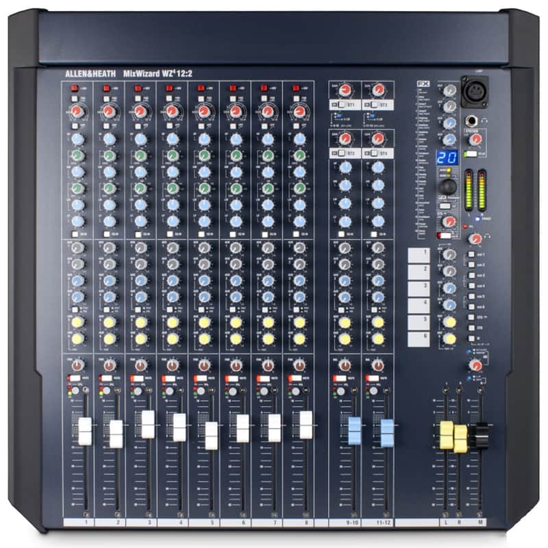 Allen & Heath MixWizard WZ4 12:2 12-Input Stereo Mixer | Reverb