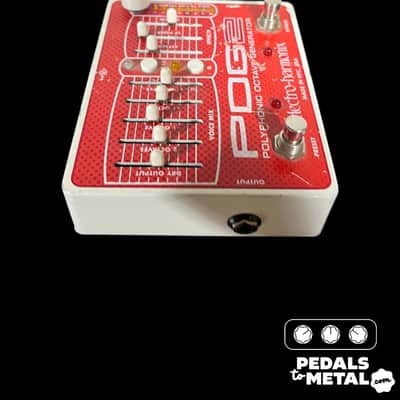 Electro-Harmonix POG2 Polyphonic Octave Generator 2009 - Present - Red / White X13322 image 2