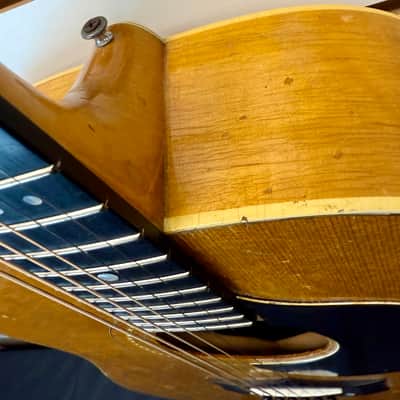 Grammer G-10 Acoustic 1969-70 Spruce Top Flame Maple Back & Sides with Case - Pre Owned image 7