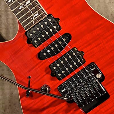Ibanez Left handed J. Custom RG-8570ZL 2017 Trans Red Lefty Guitar image 7