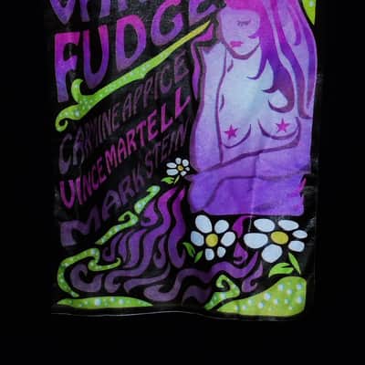 vanilla fudge girl logo 2000s M woman tee - carmine appice drums hard rock & roll r&b tim bogart image 1