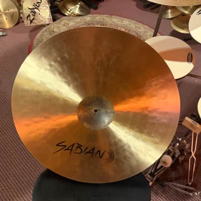 SABIAN HHX thin 21” ride cymbal 2229 grams for drums used excellent image 5