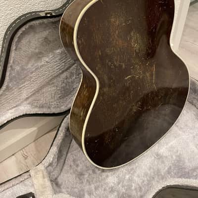 Juwel Vintage Archtop Guitar From 1950 Walnut Brown image 9