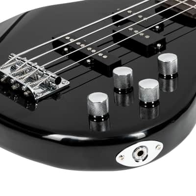 Glarry Black GIB 4 String Full Size Bass Guitar image 7