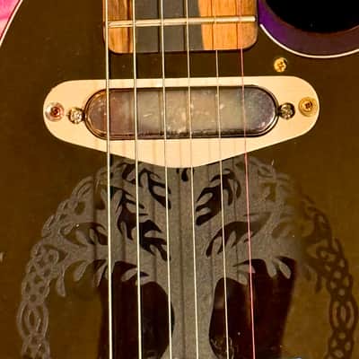 Custom Telecaster Mad Cat Partscaster – Quilted Purple Burst • Hipshot Locking Tuners • Lace Chrome Burner • Vintage Gold Foil w/hardshell case image 10
