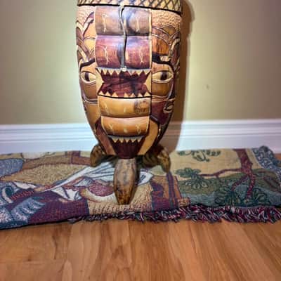 Beautiful Genuine African Handcrafted Drum Percussion Instrument image 5