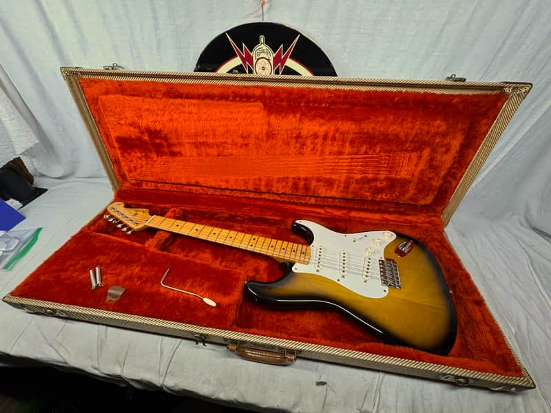 Fender USA '57 1957 Reissue Fullerton Stratocaster Guitar with Case 1983 image 1