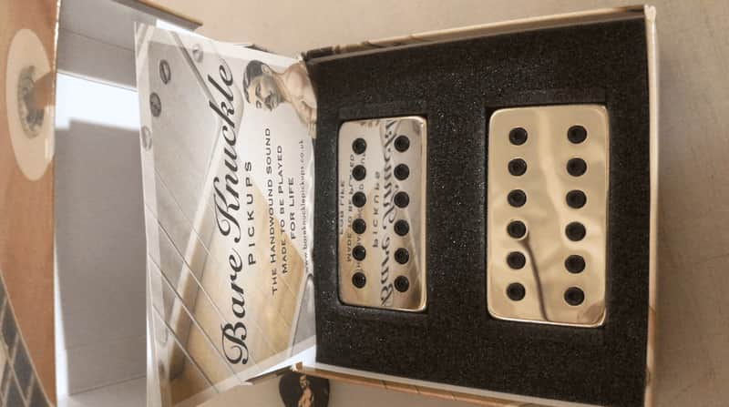 Bare Knuckle Warpig Humbucker Set 6-String Standard Spacing B-Bolt Nickel Covers Pickup image 1