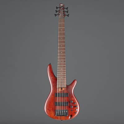Ibanez Standard SR506E-BM Brown Mahogany - 6-String Electric Bass image 2