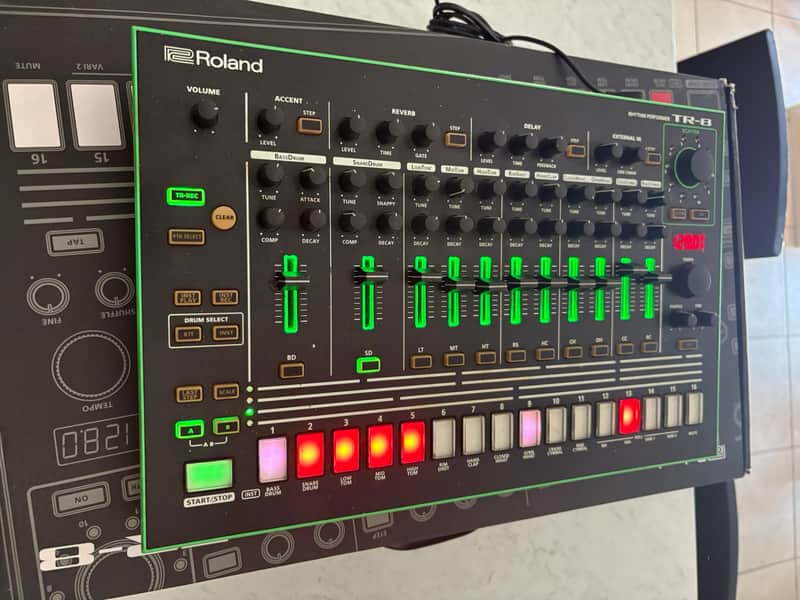 Roland AIRA TR-8 Rhythm Performer Drum Machine 2014 - Present - Black image 1