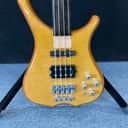 Warwick  Rockbass Infinity Fretless 4- string bass  Natural Gloss w/ gig bag. New!
