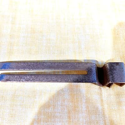 Ludwig or Leedy Bass Hoop Cymbal Mount Holder 1920s - 30s Nickel image 4