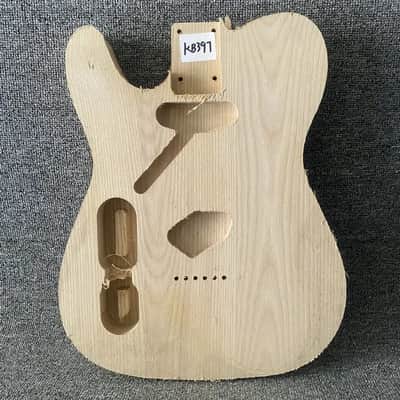 Left Handed Telecaster Tele Style Guitar Ash Wood Body image 2