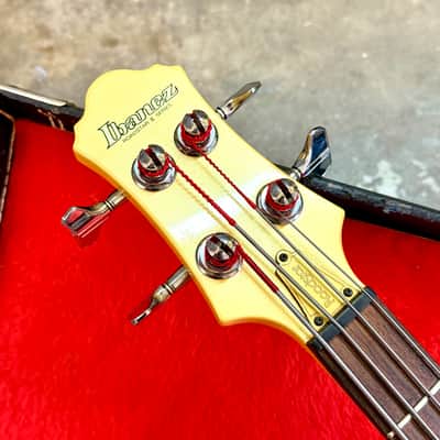 Ibanez  Road Star Bass II 1986 - Pearl white RB550 original vintage MIJ Japan image 6