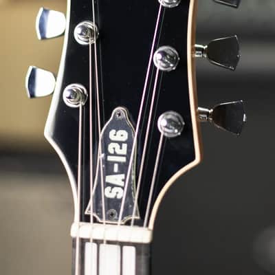 EVH SA-126 Special Quilted Maple Semi-Hollow Electric Guitar - Transparent Purple with Hardshell Case image 5