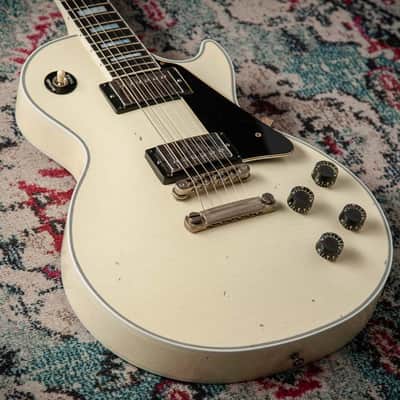 Immagine Gibson Les Paul Custom Murphy Lab Heavy Aged Classic White - 7