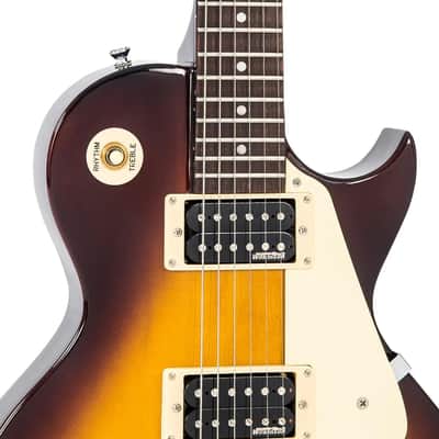 Vintage V100NBTSB Reissued Unbound Tobacco Sunburst image 5