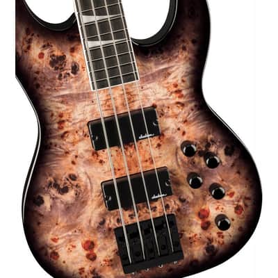 Jackson JS3P Concert Bass Transparent Black Burst image 4