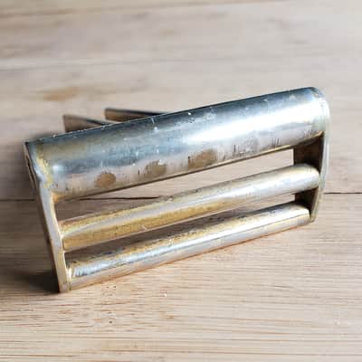 1960s Gretsch Viking Tuning Fork Bridge - Gold image 4