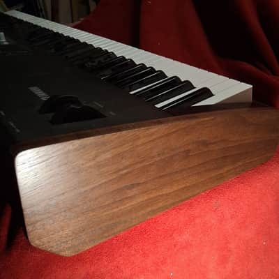 Yamaha S80 Synthesizer Replacement Wood End Panels - Solid Exotic African Sapele Wood image 15