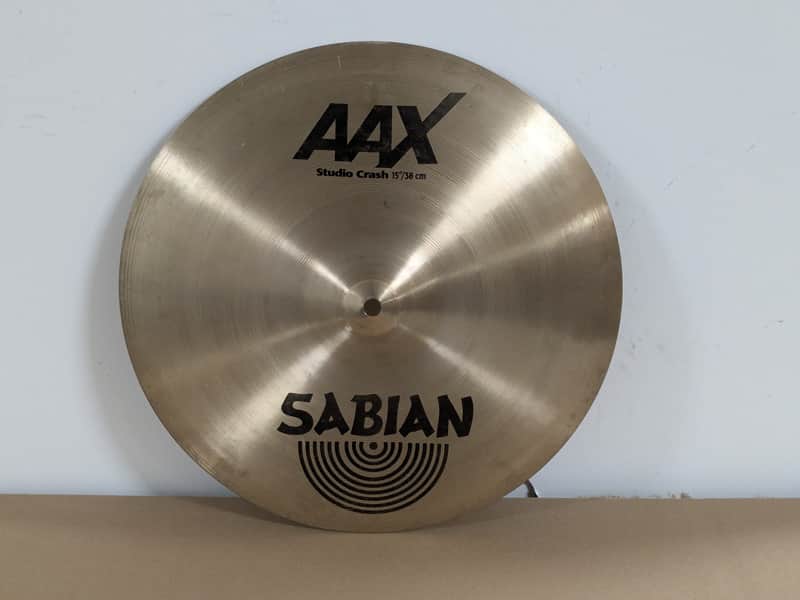Sabian 15" AAX Studio Crash Cymbal 1993 - 2001 - Natural image 1