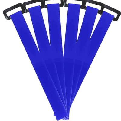 12" Cinch Style Reusable Cable Straps - 6 Pack - 12 inch / Black image 7