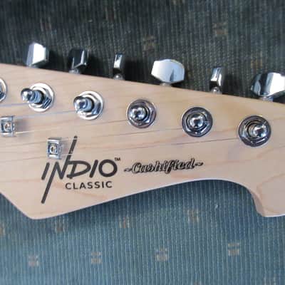 ~Cashified~ Indio Strat-Style - Van Gogh - "Starry Night" image 2