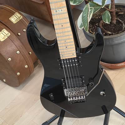 ESP M-II 2008 Original Standard Series Black HH FR Floyd Rose Super Strat Custom Pickups MIJ Japan Mirage Guitar image 14