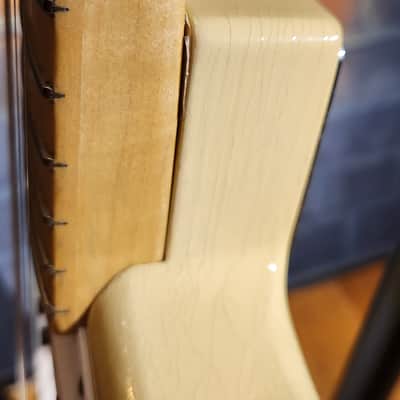 S-Style Partscaster - Custom USA Pine Cream Body, Mighty Mike Premium Flamed Neck, Fender 70th Anniversary Pickups, Mexican Bridge image 14