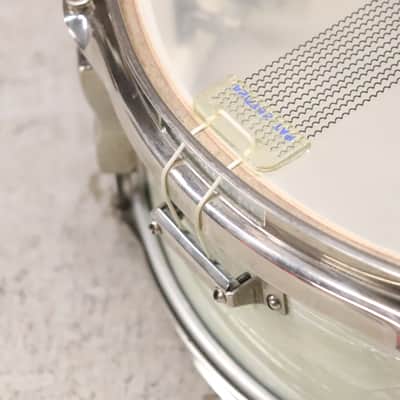 Ludwig Pioneer 5.5x14" Snare Drum NOB 6 Lug White Marine Pearl Vintage 1960's image 11