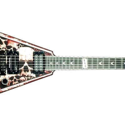 New! Dean USA Limited Edition Dime Razorback V Skulls Floyd Rose Guitar w/ OHSC image 4