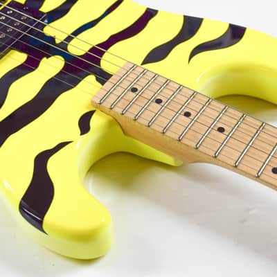 ESP LTD GL-200MT George Lynch Signature - Yellow with Tiger Graphic image 5