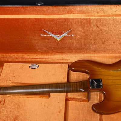 NEW! Fender Artisan Maple Monster Burl Jazz Bass Relic AAA Rosewood - Roasted AA Flamed Maple Neck - Honey Burst Finish - 9.3lbs - Authorized Dealer - G06940 image 22